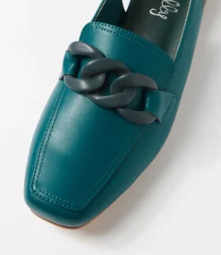 Women I LOVE BILLY Loafers|Heels-Brentel Ocean Forest Heels