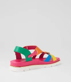 Women I LOVE BILLY Flats|Sandals-Brenzel Bright Multi Sandals