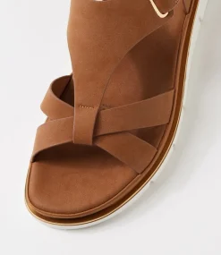 Women I LOVE BILLY Flats|Sandals-Brenzel Tan Sandals