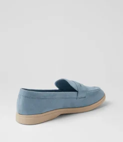 Women I LOVE BILLY Flats-Brightside Denim Microsuede Flat Shoes