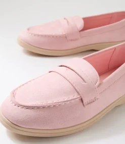 Women I LOVE BILLY Flats-Brightside Rose Microsuede Flat Shoes