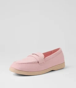 Women I LOVE BILLY Flats-Brightside Rose Microsuede Flat Shoes