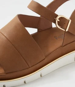 Women I LOVE BILLY Flats|Sandals-Brince Tan Sandals