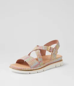 Women I LOVE BILLY Flats|Sandals-Buggin Pretty Hatch Sandals