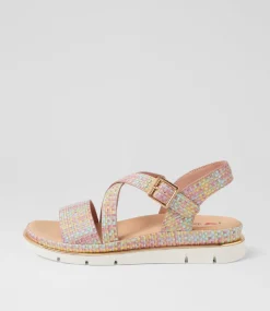Women I LOVE BILLY Flats|Sandals-Buggin Pretty Hatch Sandals
