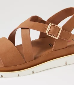 Women I LOVE BILLY Flats|Sandals-Buggin Tan Sandals