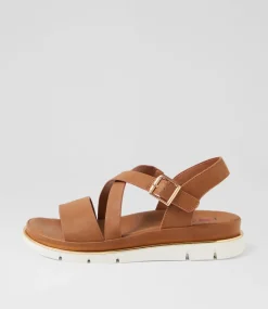 Women I LOVE BILLY Flats|Sandals-Buggin Tan Sandals