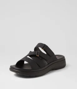 Women I LOVE BILLY Flats|Sandals-Buller Black Sandals
