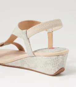 Women I LOVE BILLY Wedges|Heels-Bunro Misty Snake Sandals