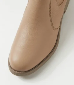 Women SUPERSOFT Boots|Comfort-Caitrin Fawn Leather Chelsea Boots