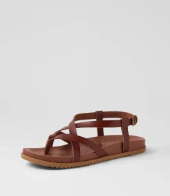 Women BLOWFISH Flats|Sandals-Camden Henna Sandals