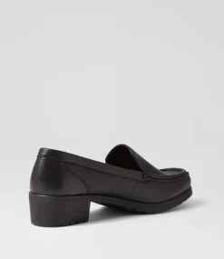 Women SUPERSOFT Comfort|Flats-CAPABLE SU BLACK LEATHER