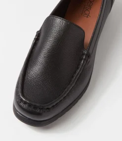 Women SUPERSOFT Comfort|Flats-CAPABLE SU BLACK LEATHER
