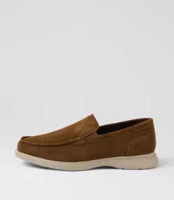 COLORADO Casuals-Capri Mid Brown Suede Flat Shoes