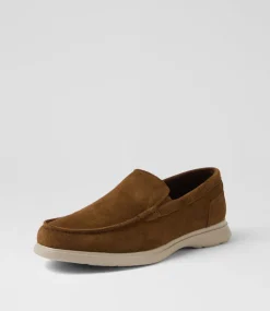 COLORADO Casuals-Capri Mid Brown Suede Flat Shoes