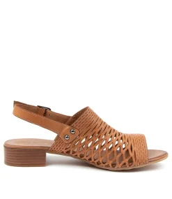 Women DIANA FERRARI Heels|Flats-CAPRIS DF TAN LEATHER