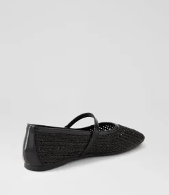 Women I LOVE BILLY Flats-Cartin Black Flat Shoes