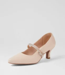 Women SUPERSOFT Dress|Comfort-Casablanca Light Nude Leather Heels