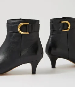 Women DIANA FERRARI Boots-CASCO DF BLACK LEATHER