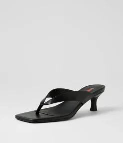 Women I LOVE BILLY Heels|Sandals-Cerson Black Sandals