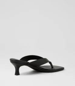 Women I LOVE BILLY Heels|Sandals-Cerson Black Sandals