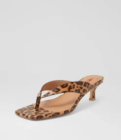 Women I LOVE BILLY Heels|Sandals-Cerson Leopard Sandals