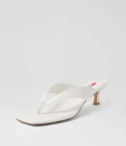 Women I LOVE BILLY Heels|Sandals-Cerson White Sandals