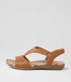 Women COLORADO Comfort|Flats-Chamise Tan Leather Sandals