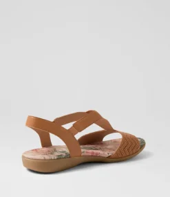Women COLORADO Comfort|Flats-Chamise Tan Leather Sandals