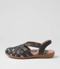 Women COLORADO Comfort|Flats-Charlese Navy Leather Flat Shoes