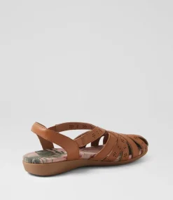 Women COLORADO Comfort|Flats-Charlese Tan Leather Flat Shoes