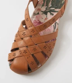 Women COLORADO Comfort|Flats-Charlese Tan Leather Flat Shoes
