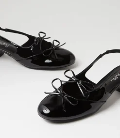 Women I LOVE BILLY Heels-Cherub Black Patent Pu Heels