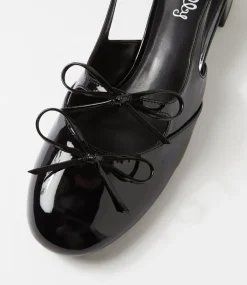Women I LOVE BILLY Heels-Cherub Black Patent Pu Heels