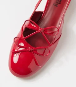 Women I LOVE BILLY Heels-Cherub Red Patent Pu Heels