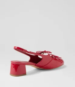 Women I LOVE BILLY Heels-Cherub Red Patent Pu Heels