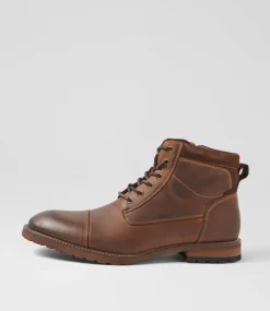 COLORADO Boots|Casuals-Chimney Brown Leather Lace Up Boots