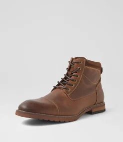 COLORADO Boots|Casuals-Chimney Brown Leather Lace Up Boots