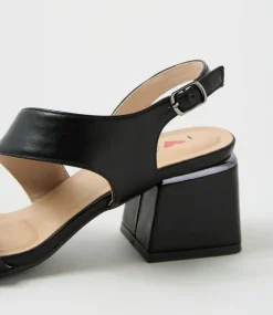 Women I LOVE BILLY Heels|Sandals-Cia Black Sandals
