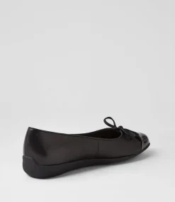 Women SUPERSOFT Comfort|Flats-Clarice Black Patent Leather Ballet Flats