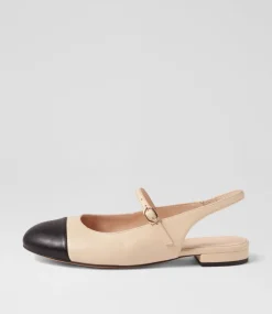Women DIANA FERRARI Mary Janes|Flats-CLEMEN DF BLACK CREAM LEATHER