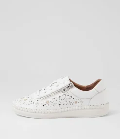 Women SUPERSOFT Comfort|Sneakers-Clevland White Leather Sneakers