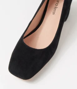 Women DIANA FERRARI Dress|Heels-CLOUD DF BLACK SUEDE