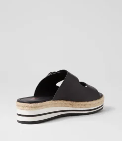 Women I LOVE BILLY Sandals|Slides-Coachi Black Slides