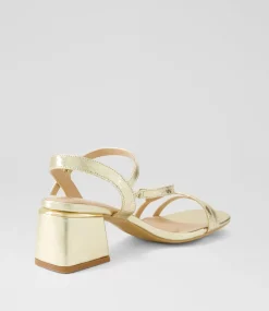 Women I LOVE BILLY Heels|Sandals-Colbie Pale Gold Sandals