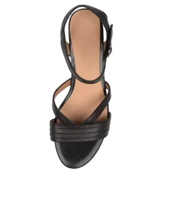 Women SUPERSOFT Comfort|Sandals-COLETTE BLACK LEATHER