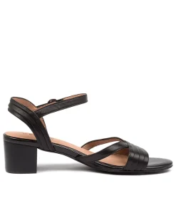 Women SUPERSOFT Comfort|Sandals-COLETTE BLACK LEATHER