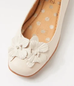 Women SUPERSOFT Comfort|Flats-Comotion Milk Leather Ballet Flats