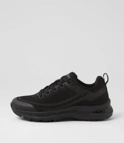 COLORADO Sport School Shoes|Junior School Shoes-Comp Jnr B Lace Black Knit Sneakers