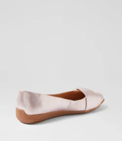Women SUPERSOFT Comfort|Flats-Connor Light Rose Metallic Suede Ballet Flats